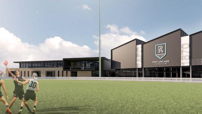 Images of Port Adelaide's proposed redevelopment of Alberton Oval