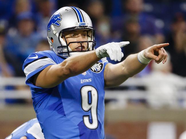 Detroit Lions quarterback Matthew Stafford.