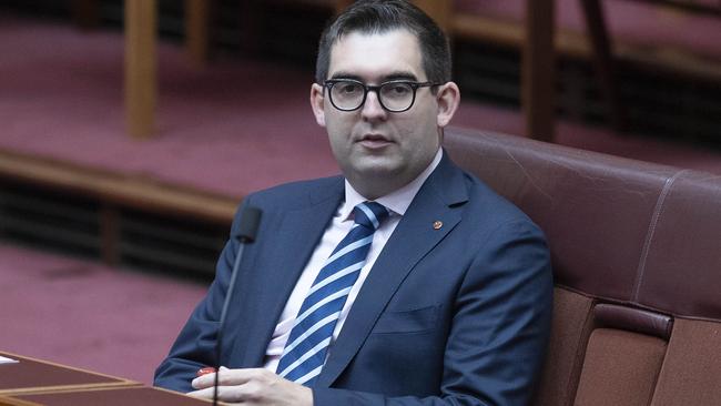 CANBERRA, AUSTRALIA-NCA NewsWire Photos DECEMBER 02 2020. WA Senator Ben Small during Senate business in the chamber in Parliament House Canberra. Picture: NCA NewsWire / Gary Ramage