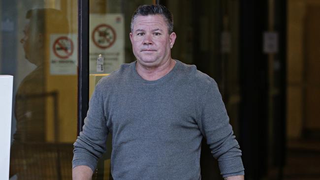 Gavin Dunn leaving Sydney Downing Centre Court. Picture: NCA NewsWire / Adam Yip