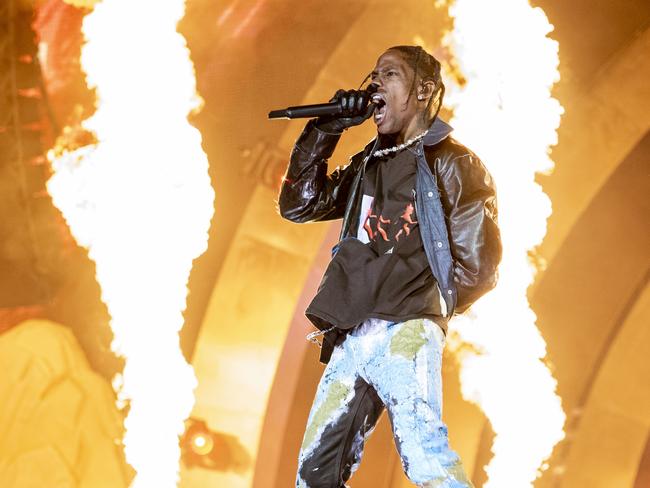 Travis Scott has been accused of “inciting mayhem”. Picture: Erika Goldring/WireImage