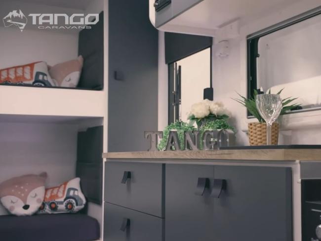 Tango branded caravans were made by a number of specialist manufactures in Melbourne. Picture: YouTube