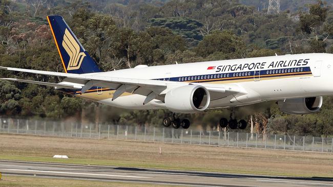 Singapore Airlines is being targeted for direct flights from Cairns to Singapore. Picture: NCA NewsWire / David Crosling