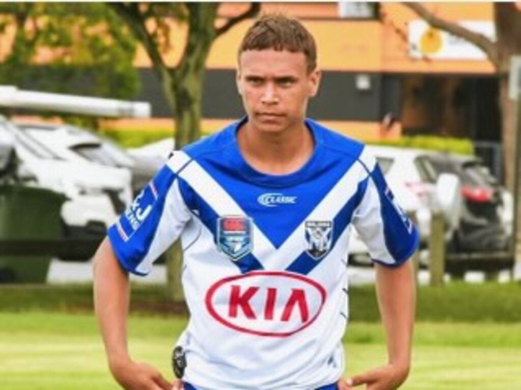 Brock Tighe of the Godfrey Swan Memorial at the Koori Knockout. Picture: Contributed