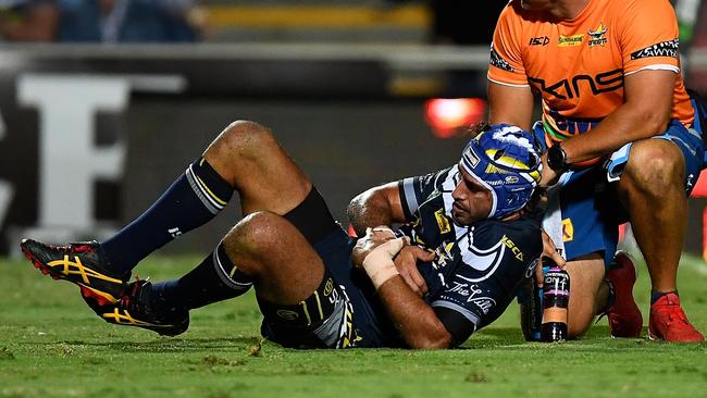 Johnathan Thurston has been attacked on the field more than another other player. Picture: Getty Images