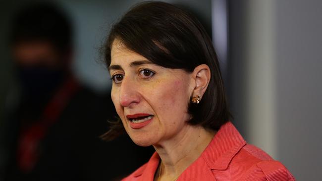 NSW Premier Gladys Berejiklian says health authorities warned it was too risky to have people congregating in the Sydney CBD. Picture: Gaye Gerard