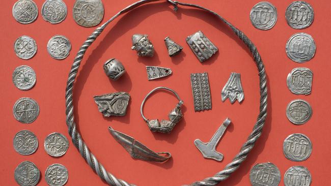 The huge discovery of medieval jewellery and coins came after amateur archaeologists found a silver coin in January. Picture: Stefan Sauer