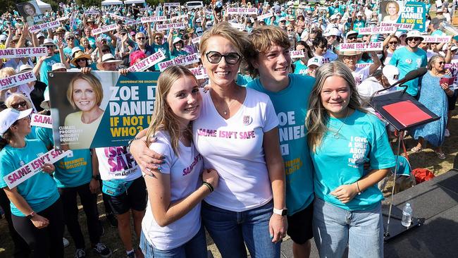 Independent Zoe Daniel at her campaign launch. Picture: NCA NewsWire/Ian Currie