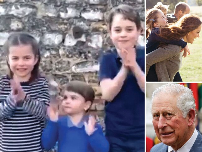 royal story update with kids and charles