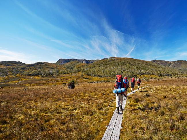 Hikers on Overland Trail in Tasmania, AustraliaEscape 26 April 2025Sat MagPhoto - iStock