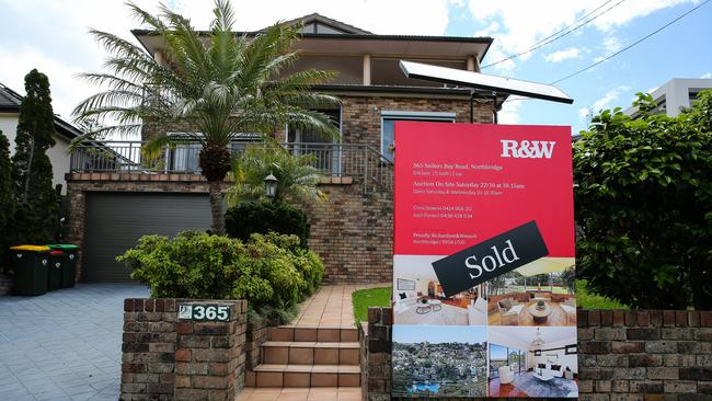 National home prices have reversed their downward trend, with price falls easing. Picture: NCA Newswire / Gaye Gerard