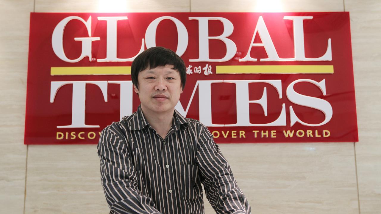 Hu Xijin, chief editor of China’s Global Times. Picture: Simon Song/South China Morning Post via Getty Images