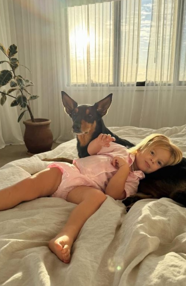 Pullin's daughter, Minnie. Picture: Instagram/@ellidy_