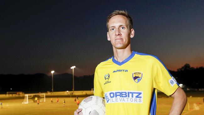 Former Socceroo Michael Thwaite. Pic Tim Marsden