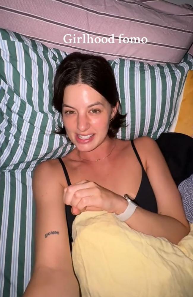 A 27-year-old woman has shared how she has ‘girlhood FOMO’ in a clip that's resonated with thousands of people. Picture: TikTok/Eliza Becker