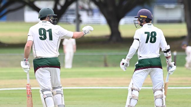 Second grade club cricket South Brisbane v Sunshine Coast at Venner Rd, Fairfield. Saturday October 7, 2023. Picture, John Gass