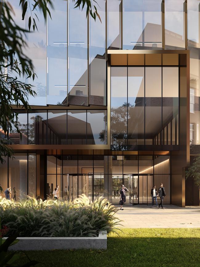 A close-up of the planned EIC building. Picture: Supplied