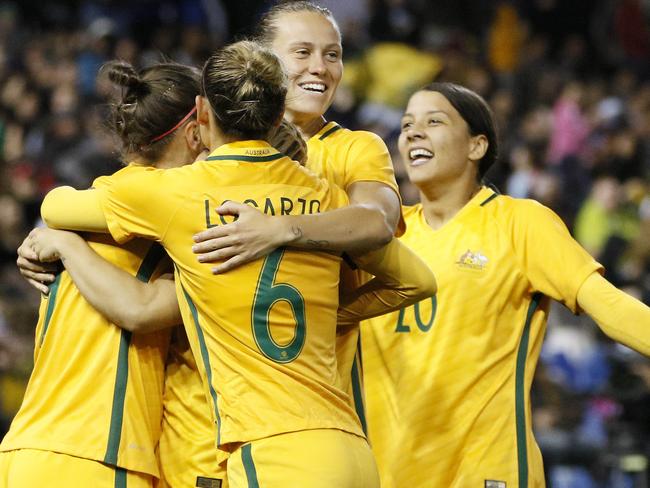 The Matildas made it three from three against Brazil.