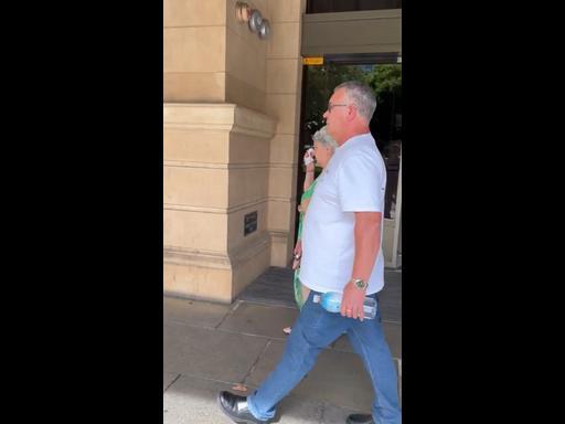 Dodgy truck driver's family leaves court after he was jailed