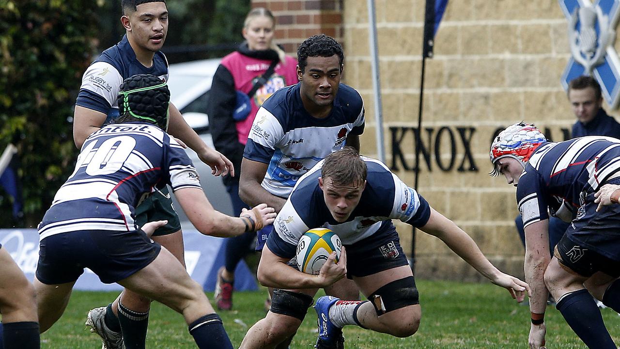 NSW Barbarian's Sam Pickard playing against Victoria last year.