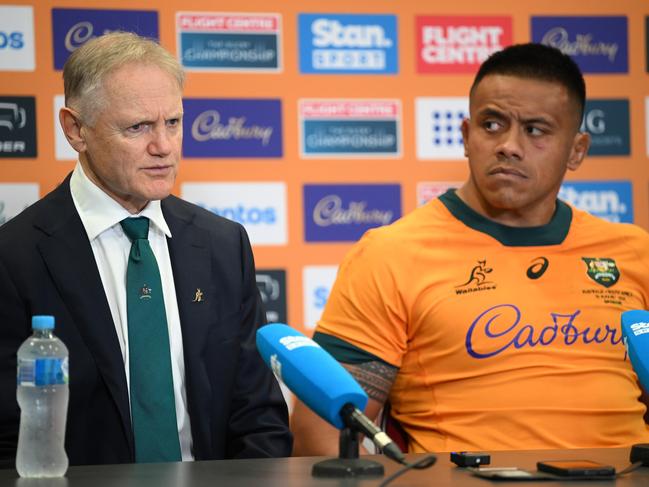 New Wallabies coach Joe Schmidt says he won’t make wholesale changes after his first loss in charge. Picture: Matt Roberts/Getty Images