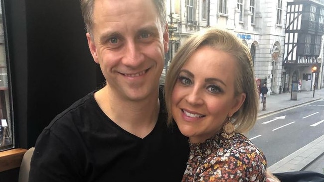 File pics – January 18, 2023: Carrie Bickmore and husband Chris Walker announce they are to divorce. Picture: Instagram