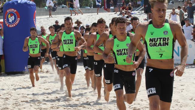 Nutri-Grain series athletes in action at Surfers Paradise. Pic Mike Batterham