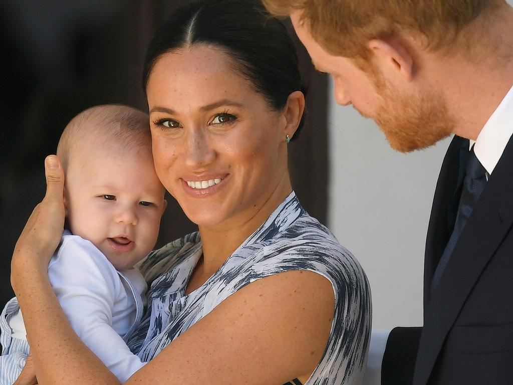 The Sussex family in Cape Town, South Africa. Picture: Toby Melville – Pool/Getty Images.