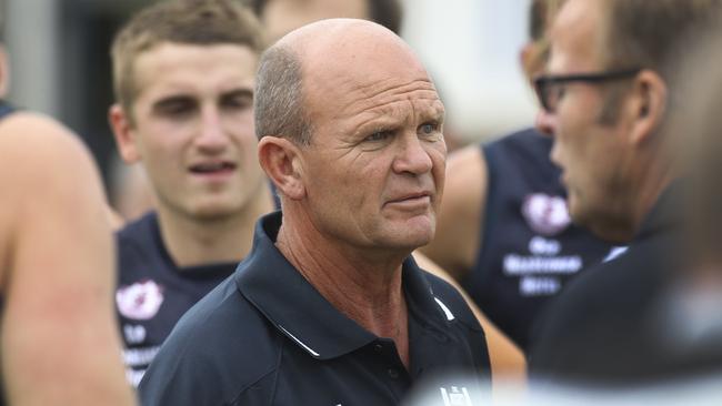 Barry Pilmore’s four years in charge in his third stint at Noarlunga included two losing grand finals. Picture: AAP/Dean Martin