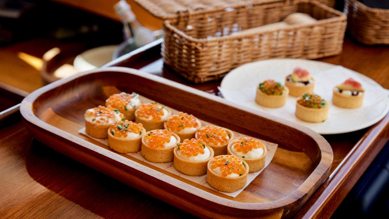 The canapes previously served on a Suellen voyage.