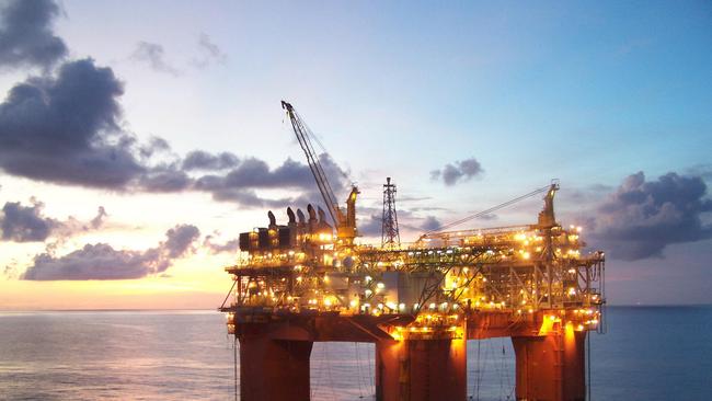 BHP’s Atlantis South oil and gas project, situated in the Gulf of Mexico, in 2007. Picture: Supplied.