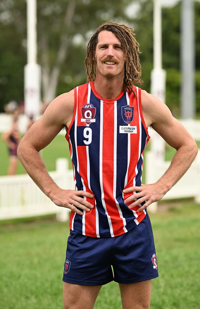 QAFL captain Matt Eagles (Wilston Grange) . pic Lyndon Mechielsen/Courier Mail