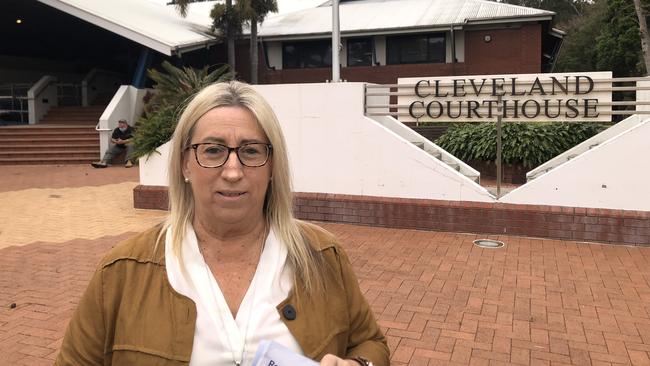 Road safety advocate Judy Lindsay, outside the council before meeting with council officers to talk about promoting road safety after her daughter's death. PHOTO: Judith Kerr