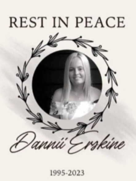 Tributes to Erskine appeared on her social media pages.