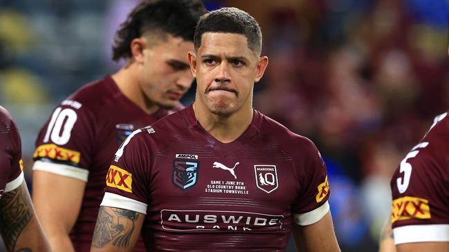 Dane Gagai had a tough night against the Blues. Picture: Adam Head