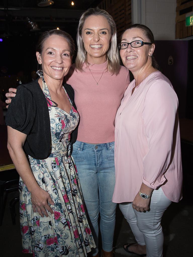 Angelina Caspeni and Emma Noakes at Drag Queen Bingo in Miami Marketta. Picture: Andrew Meadowcroft