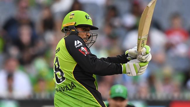 Usman Khawaja was at his imperious best on Saturday night.