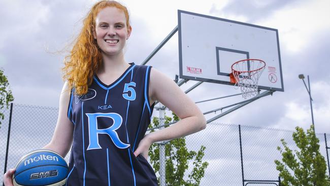 Sandhurst’s Eliana Bravington, 18, is a star basketballer and also expected to get a great ATAR score. Picture: Wayne Taylor.