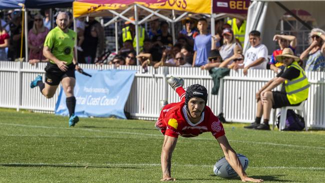 Men's Koori Knockout grand final, Walgett Aboriginal Connection vs Wiradjuri Aboriginal Rivers. Picture: Andrea Francolini