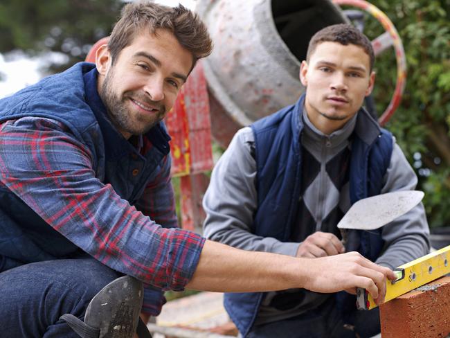 Almost three in five trade apprentices now complete their training. Picture: iStock