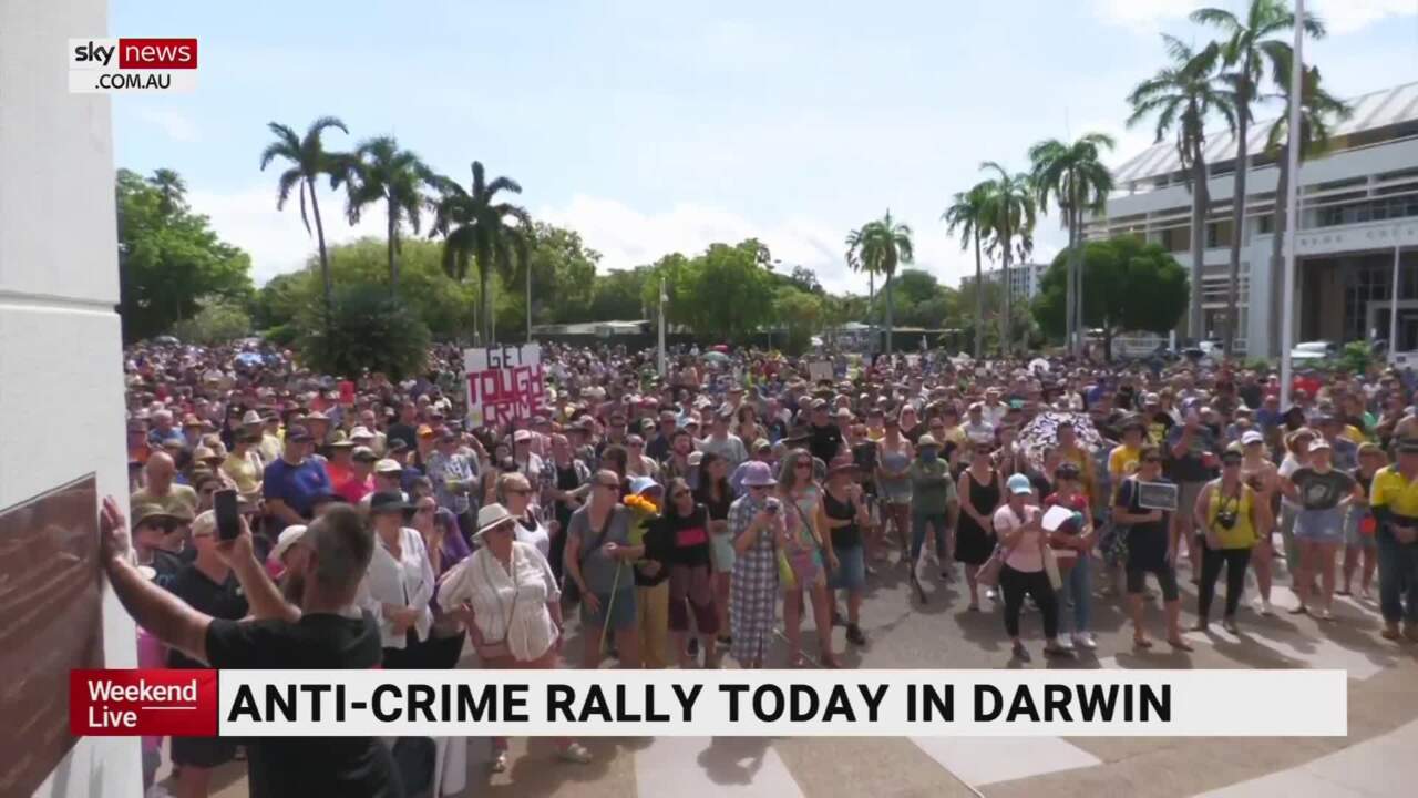 Thousands expected to attend anti-crime rally in Darwin