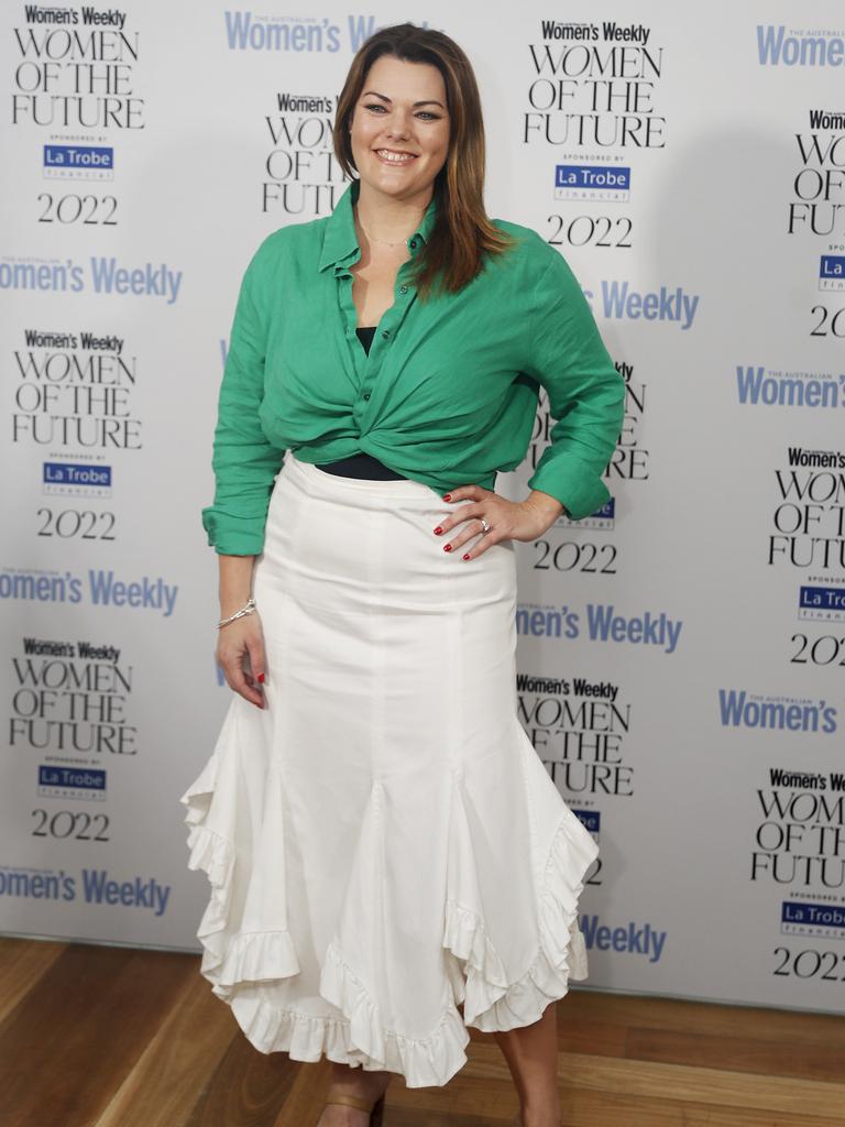 Sarah Hanson Young at the Women of the Future awards on Wednesday. Picture: NCA NewsWire / Nikki Short