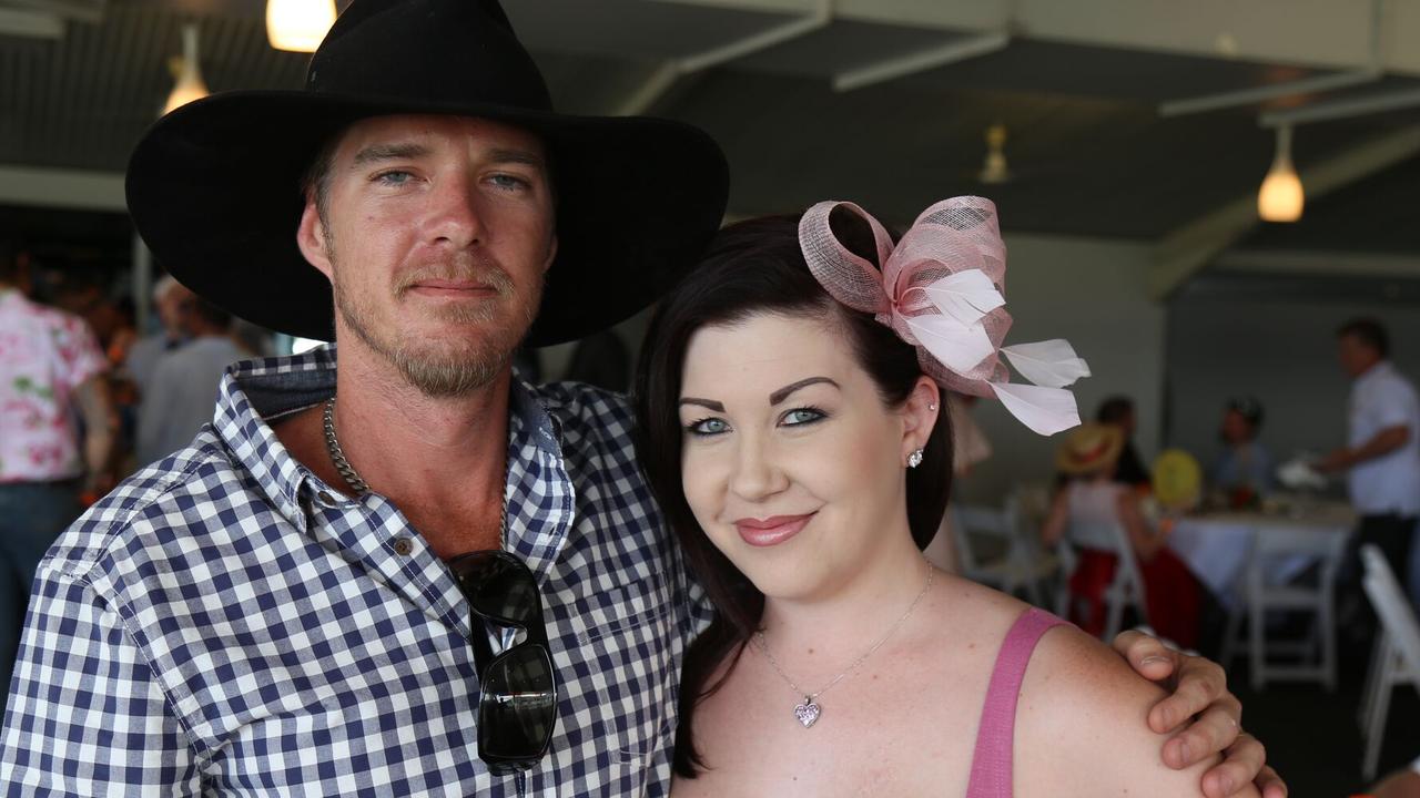 Jamie and Krystel Paul at the races in 2017.