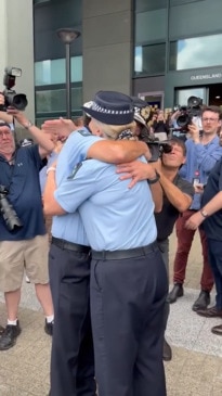 Outgoing Police Commissioner Katarina Carroll farewelled