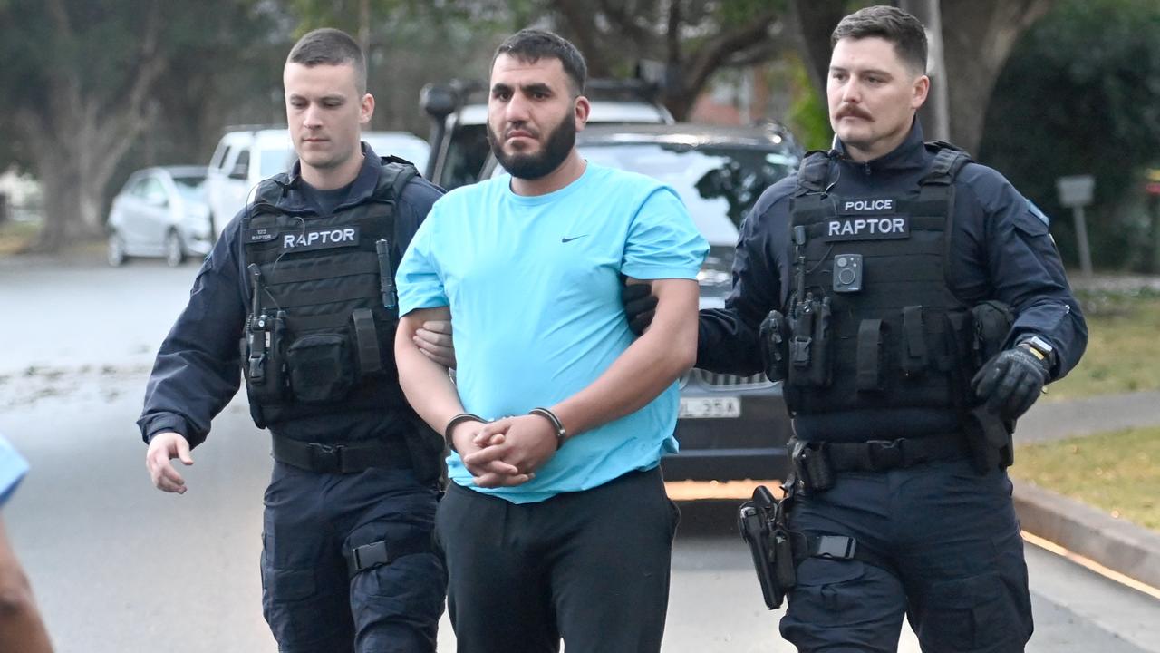 Alameddine crime clan member Ali Elmoubayed (pictured in 2023) has been charged over his alleged role in a prison drug syndicate. Picture: Jeremy Piper