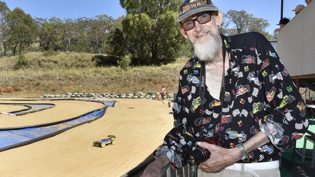 Keen photographer, Robert Brown enjoys capturing the action at the off-road remote control racing group first meeting for 2018 at the Toowoomba Showgrounds. January 2018