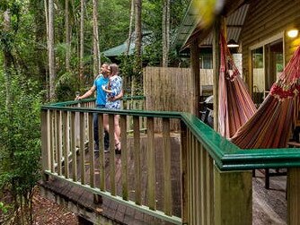 The Narrows Escape Rainforest Retreat has been voted the most romantic stay in the world.