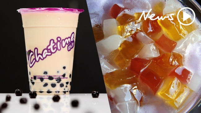 Bonkers new selfie trend sees women balance bubble tea on their