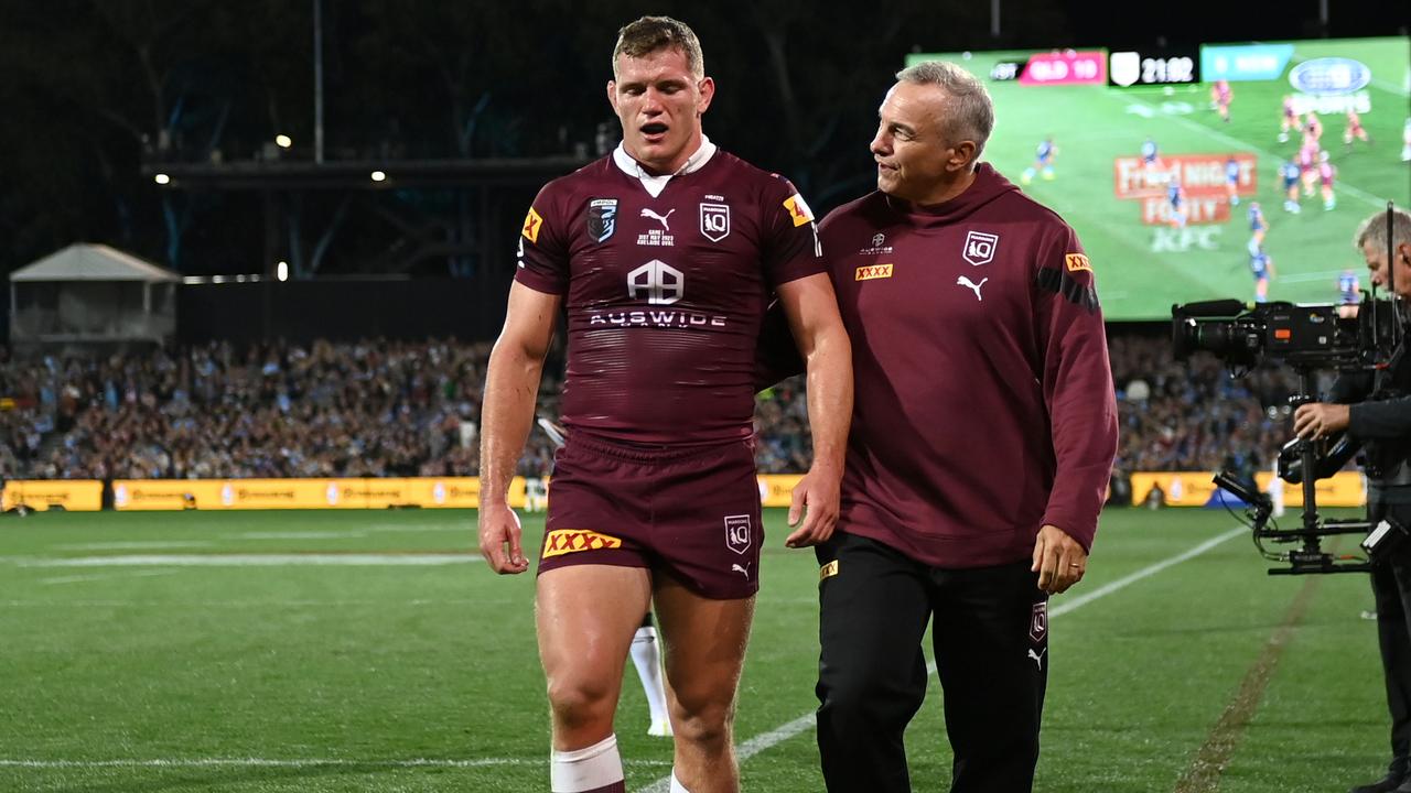 Tom Gilbert suffered a pec injury while playing for Queensland in 2023.