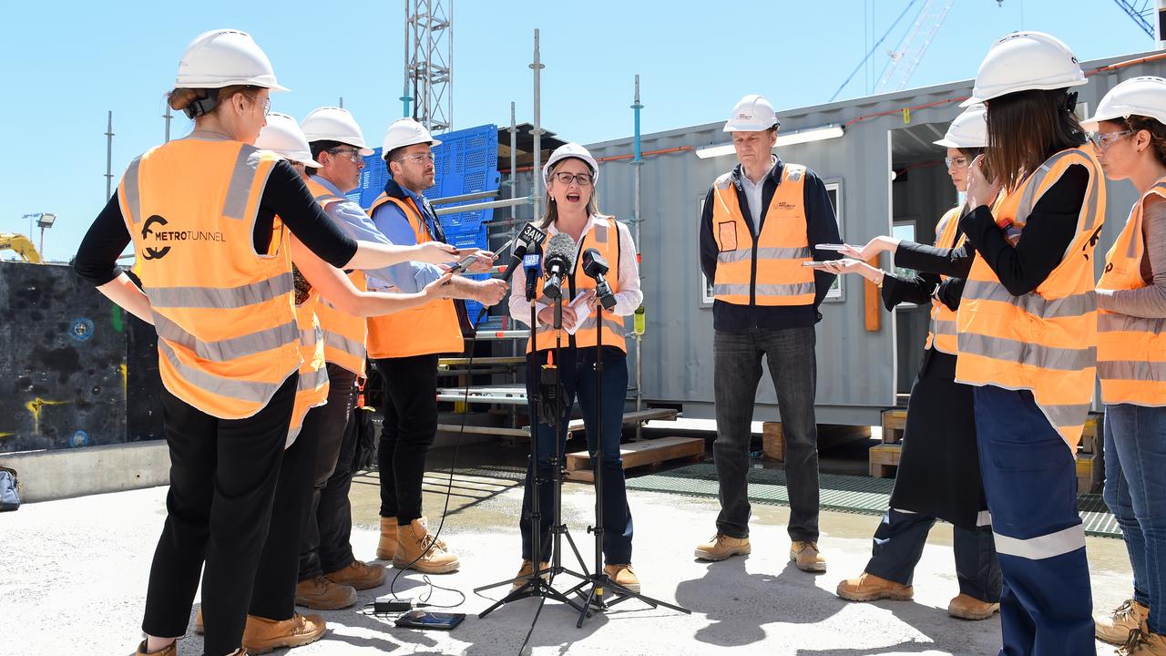 Victorian Minister for Transport Infrastructure and Minister for the Suburban Rail Loop Jacinta Allan. Picture: NCA NewsWire / Penny Stephens.